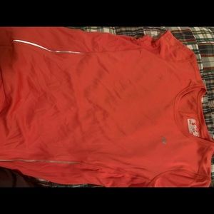 New Balance orange running/exercise shirt